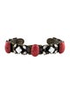 Dannijo Crystal & Resin Cuff Bracelet