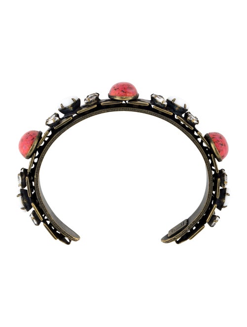 Dannijo Crystal & Resin Cuff Bracelet