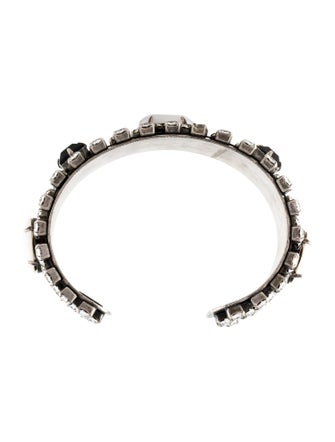Dannijo Crystal Wide Cuff Bracelet