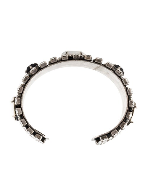 Dannijo Crystal Wide Cuff Bracelet