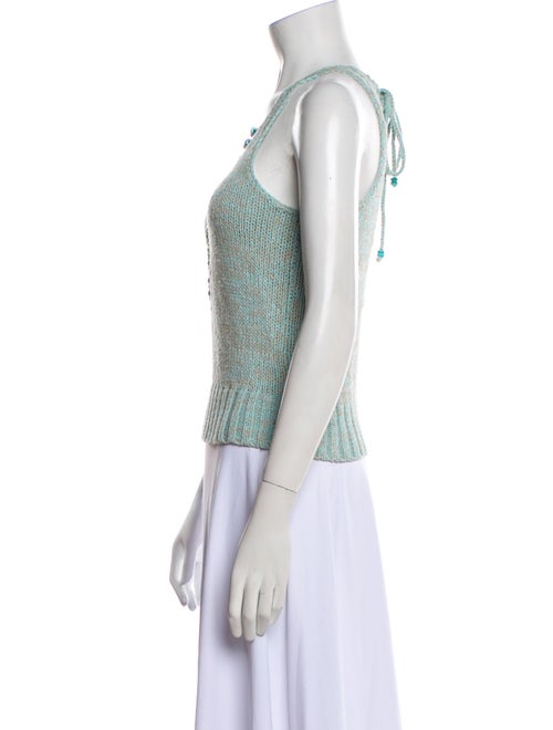 Dannijo Printed Square Neckline Top