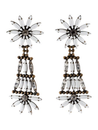 Dannijo Crystal Lainey Drop Earrings