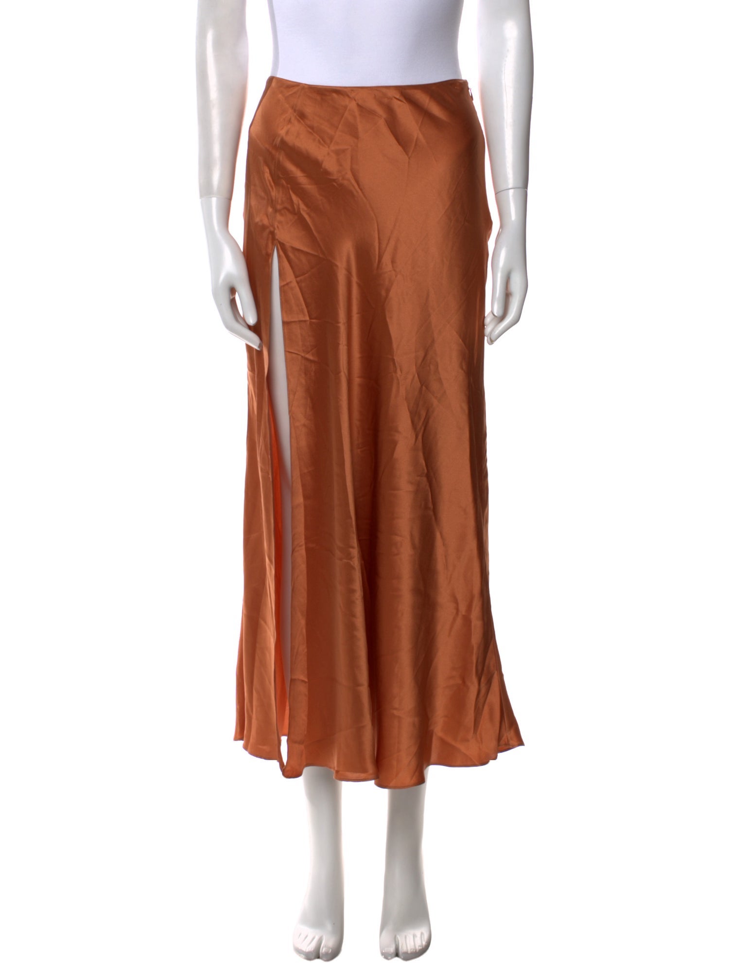 Dannijo Silk Midi Length Skirt