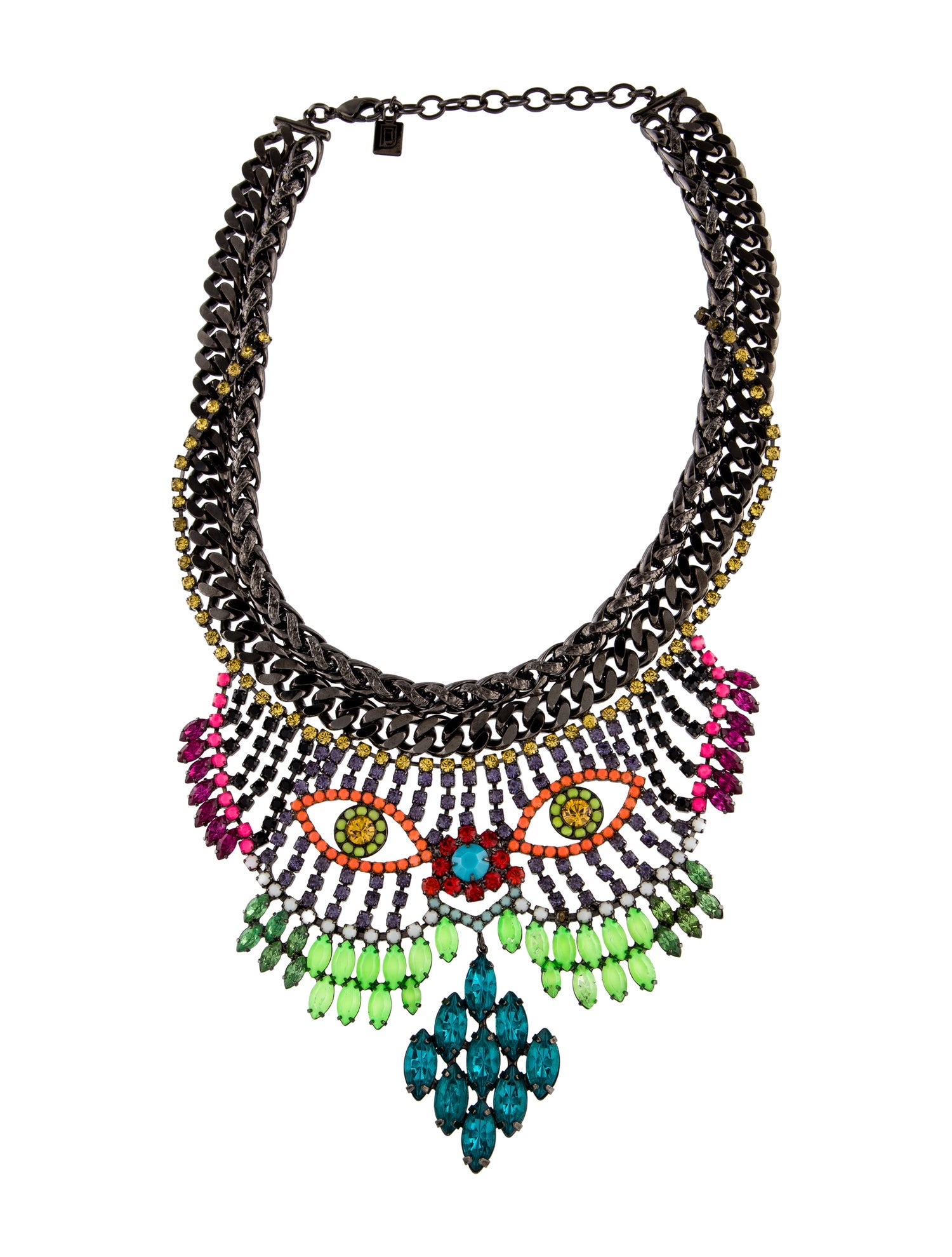 Dannijo x Man Repeller Crystal Collar Necklace