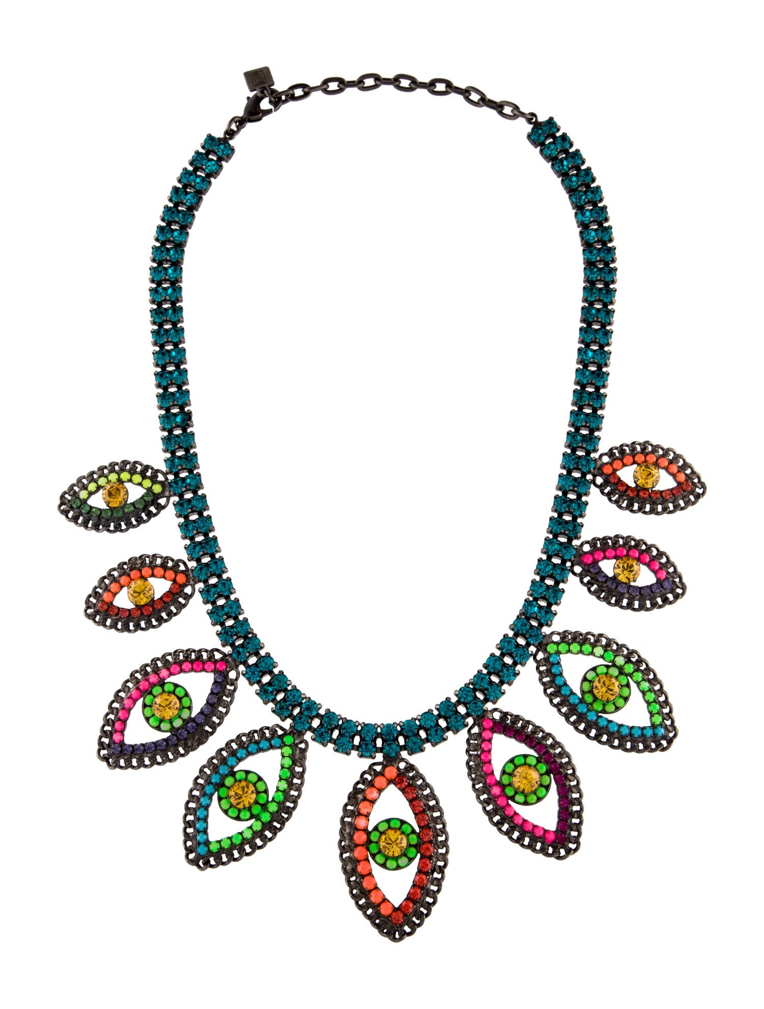 Dannijo x Man Repeller Crystal Loolee Collar Necklace