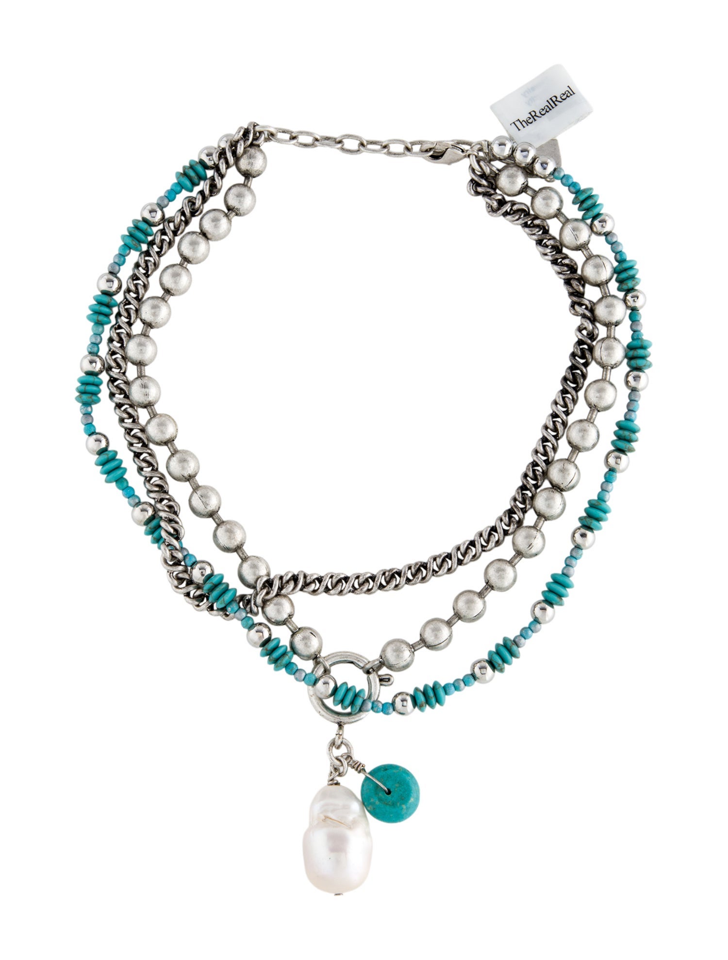 Dannijo Pearl & Bead Multistrand Necklace
