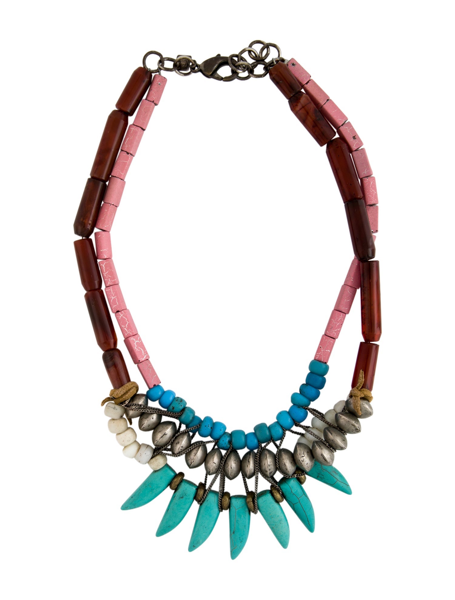 Dannijo Multi-Stone & Enamel 'Kenna' Statement Collar Necklace