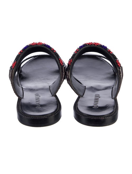 Dannijo Leather Printed Slides