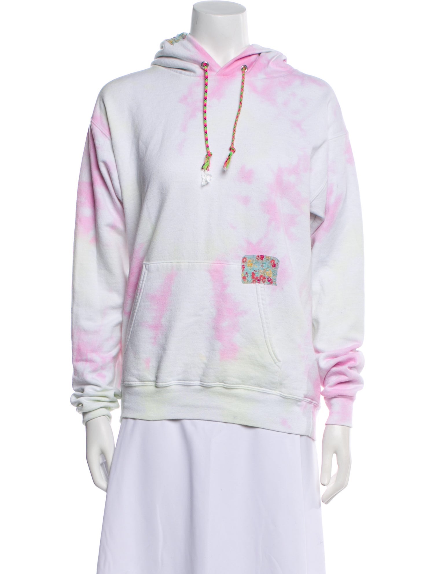 Dannijo Tie-Dye Print V-Neck Sweatshirt