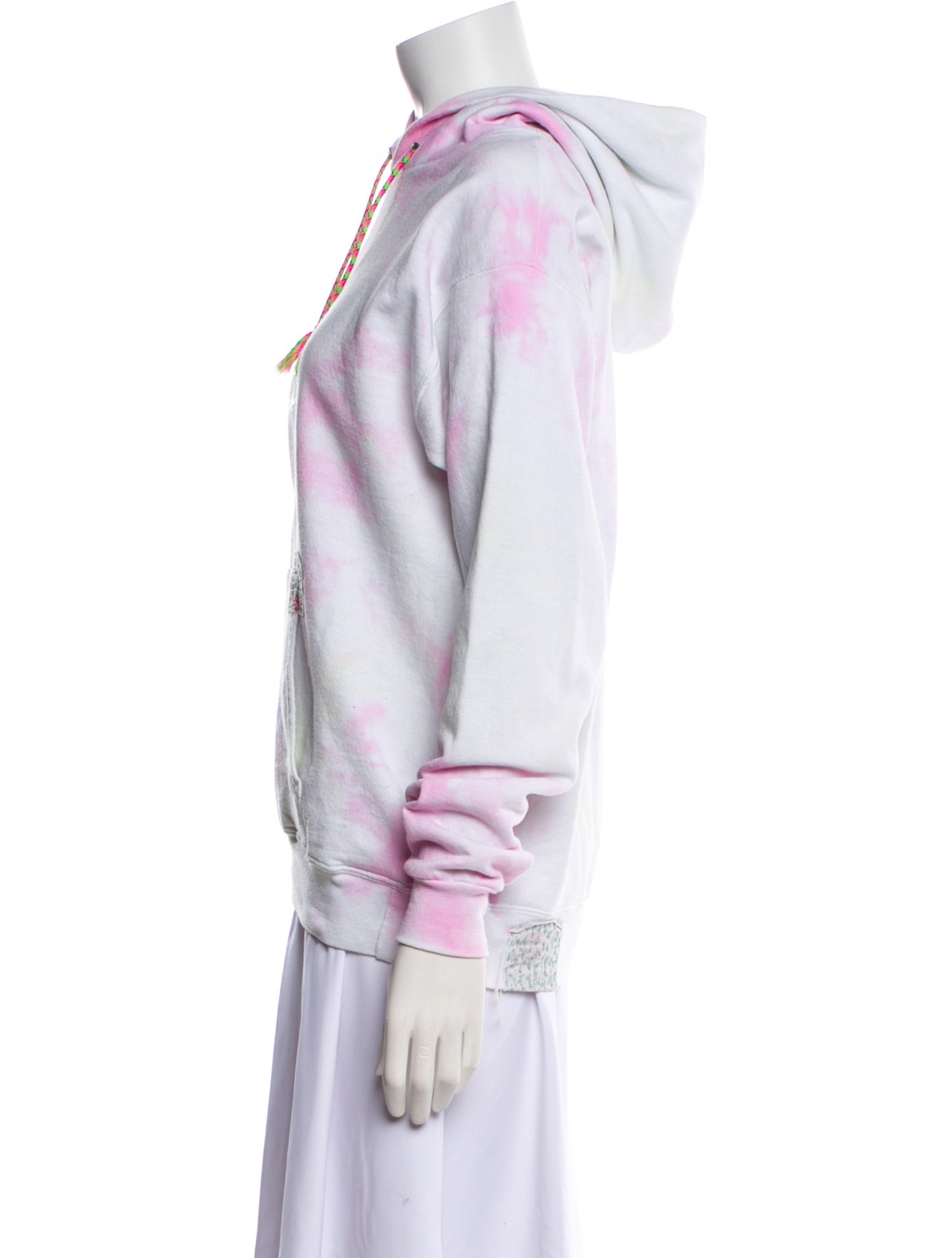 Dannijo Tie-Dye Print V-Neck Sweatshirt