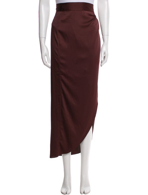 Dannijo Pleated Accents Midi Length Skirt
