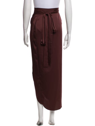 Dannijo Pleated Accents Midi Length Skirt