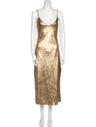 Dannijo Cowl Neck Long Dress