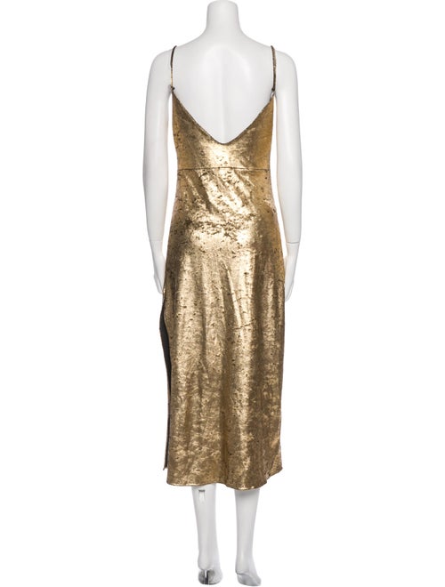 Dannijo Cowl Neck Long Dress