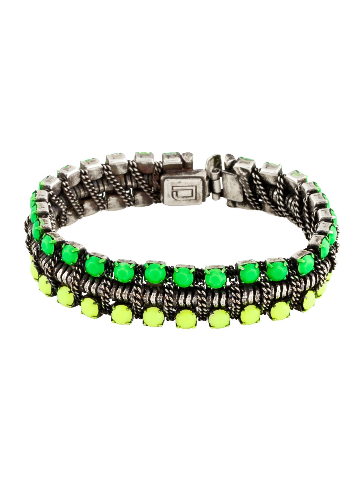 Dannijo 'Giulia' Crystal Link Bracelet