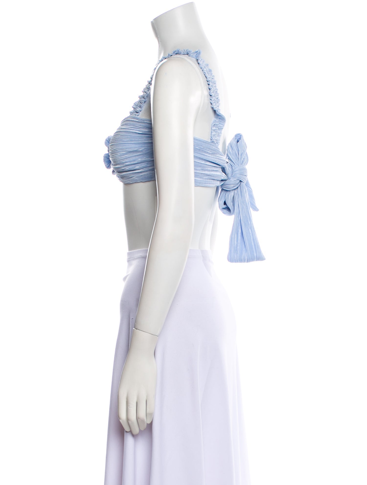 Dannijo Square Neckline Sleeveless Crop Top