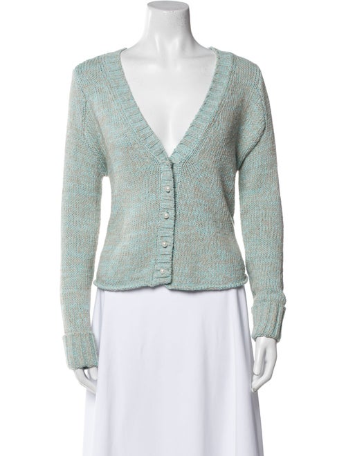 Dannijo Printed V-Neck Crop Top