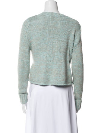 Dannijo Printed V-Neck Crop Top