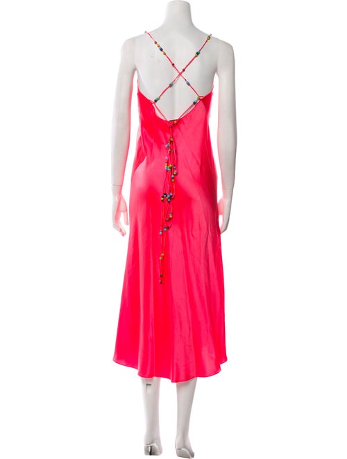 Dannijo Silk Midi Length Dress