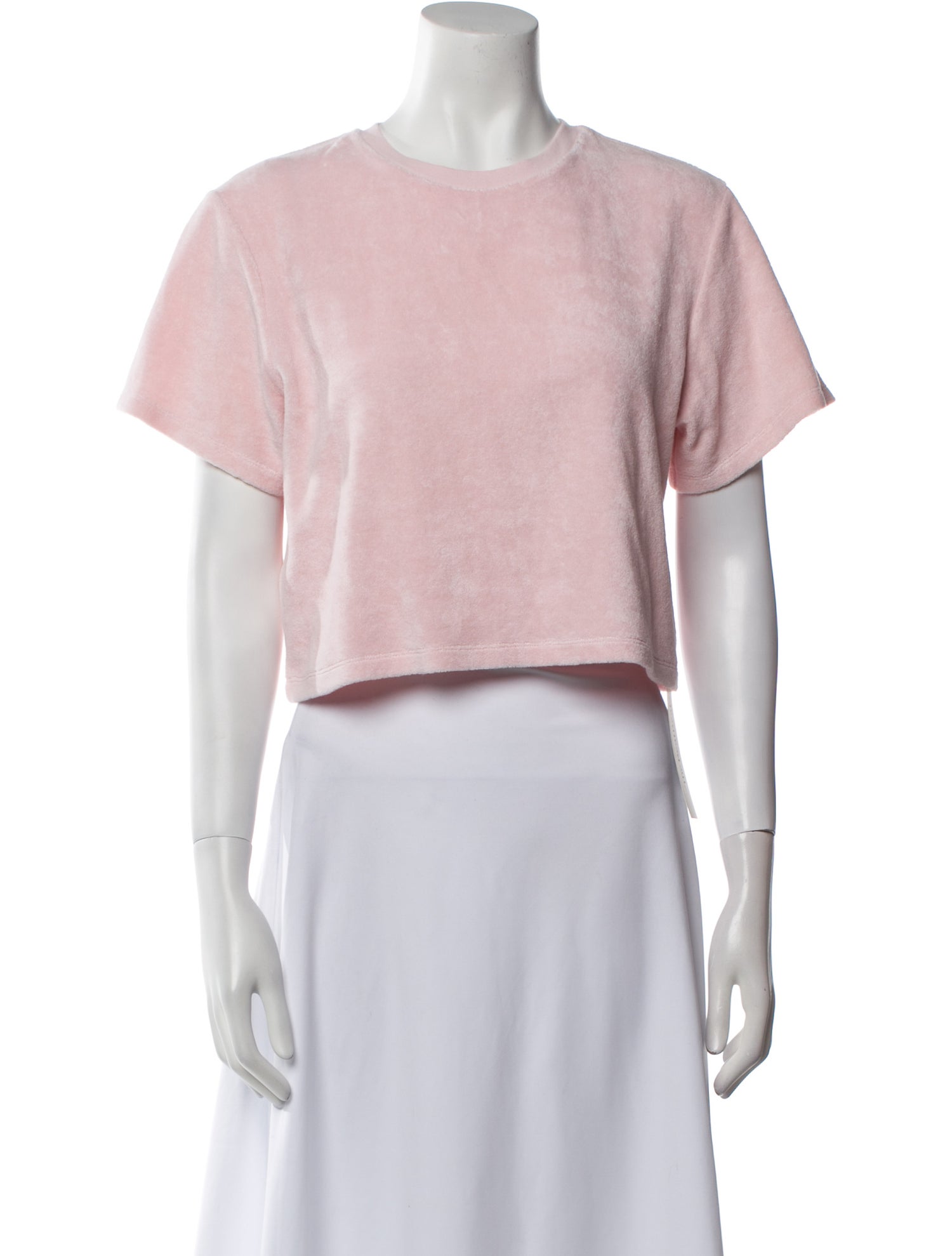 Dannijo Crew Neck Short Sleeve Crop Top