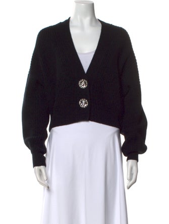 Dannijo Wool Plunge Neckline Sweater