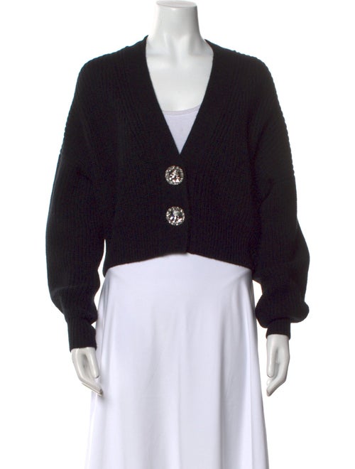 Dannijo Wool Plunge Neckline Sweater