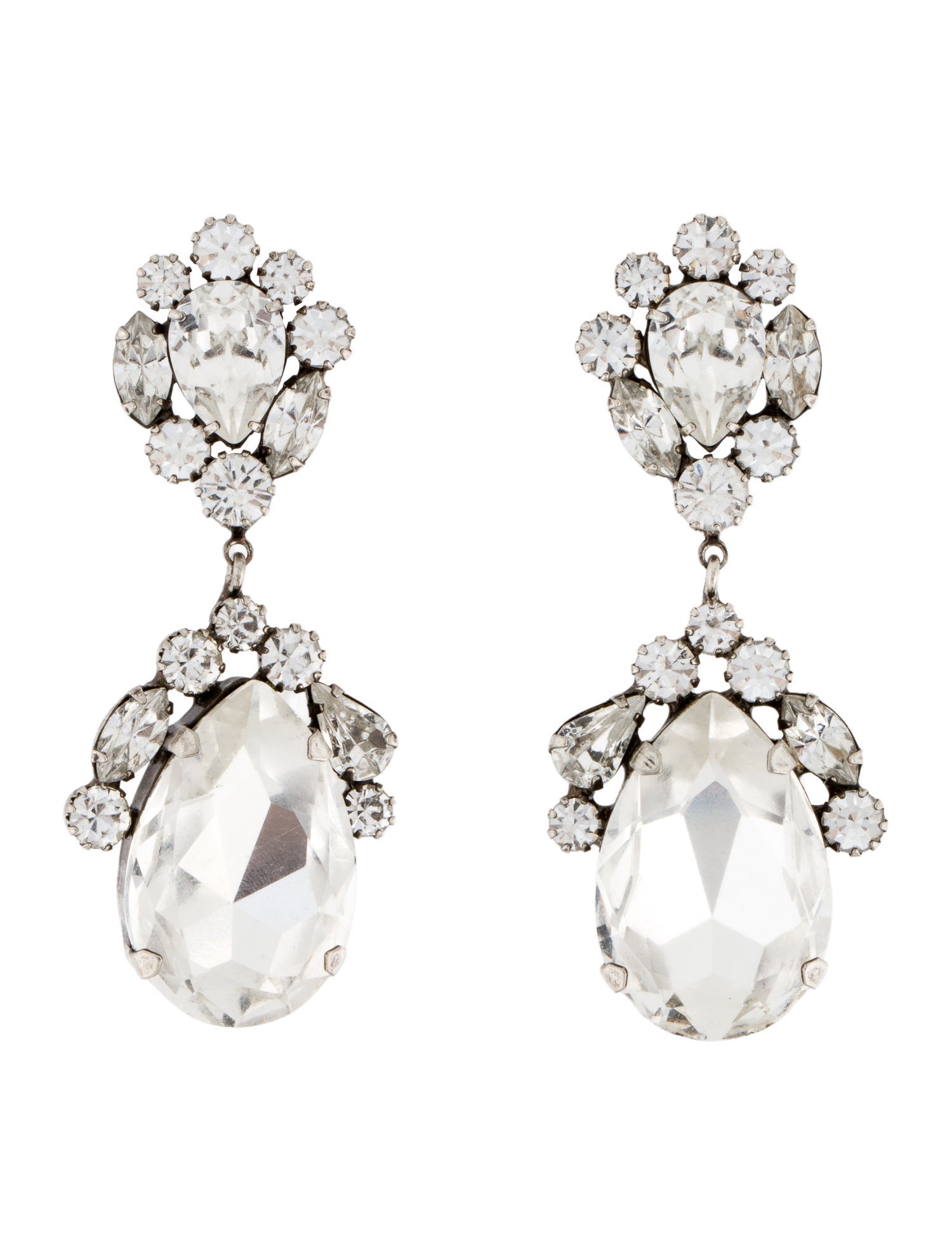 Dannijo Dannijo Crystal Lauper Teardrop Earrings