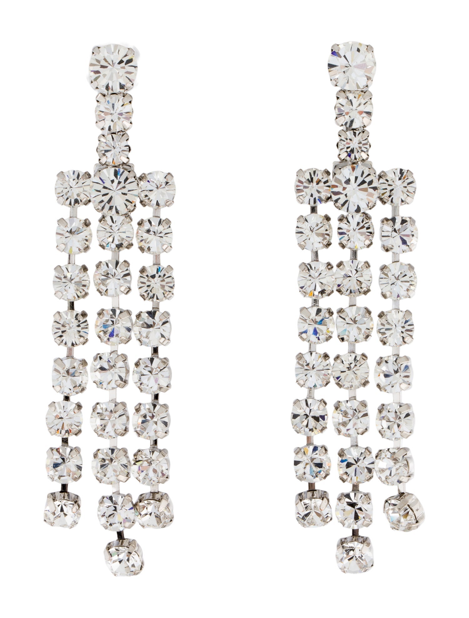Dannijo Oakley Crystal Drop Earrings