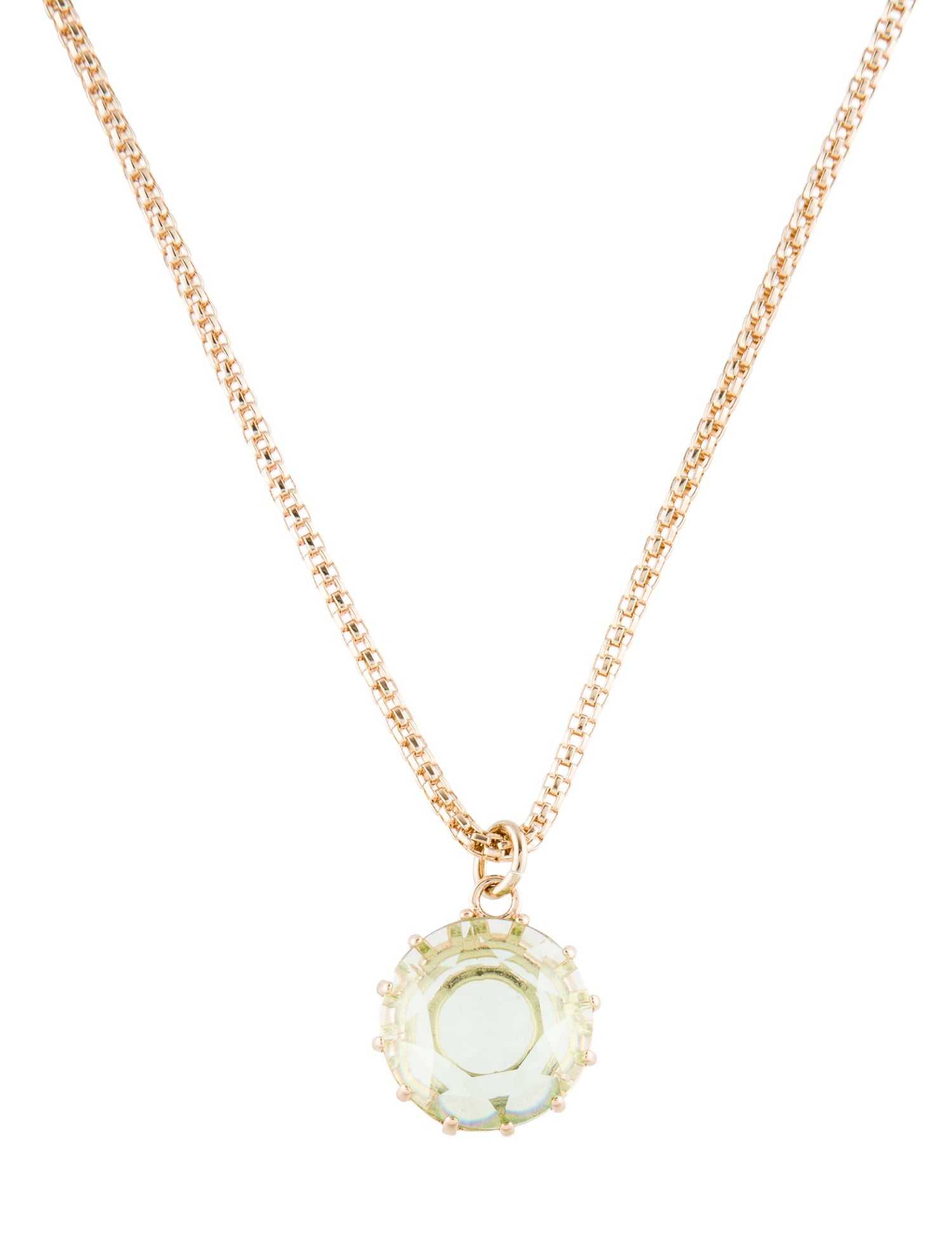 Dannijo Crystal Vince Pendant Necklace