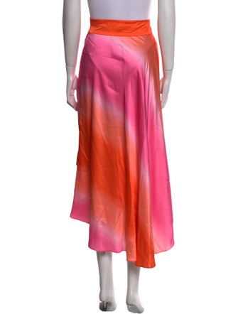 Dannijo Silk Midi Length Skirt