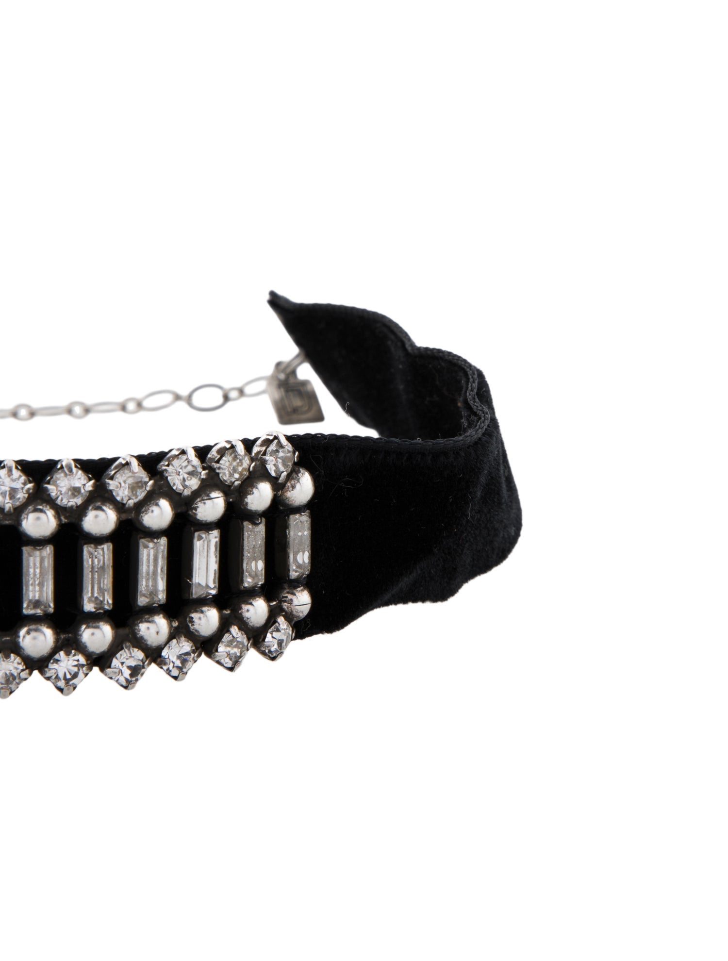 Dannijo Crystal & Velvet Wren Choker