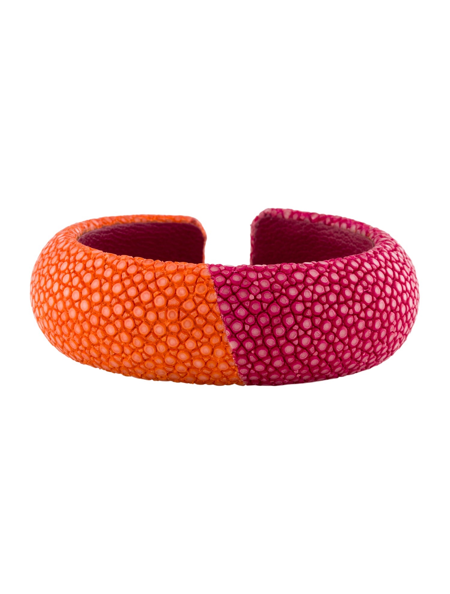 Dannijo Stingray & Leather Loma Cuff Bracelet