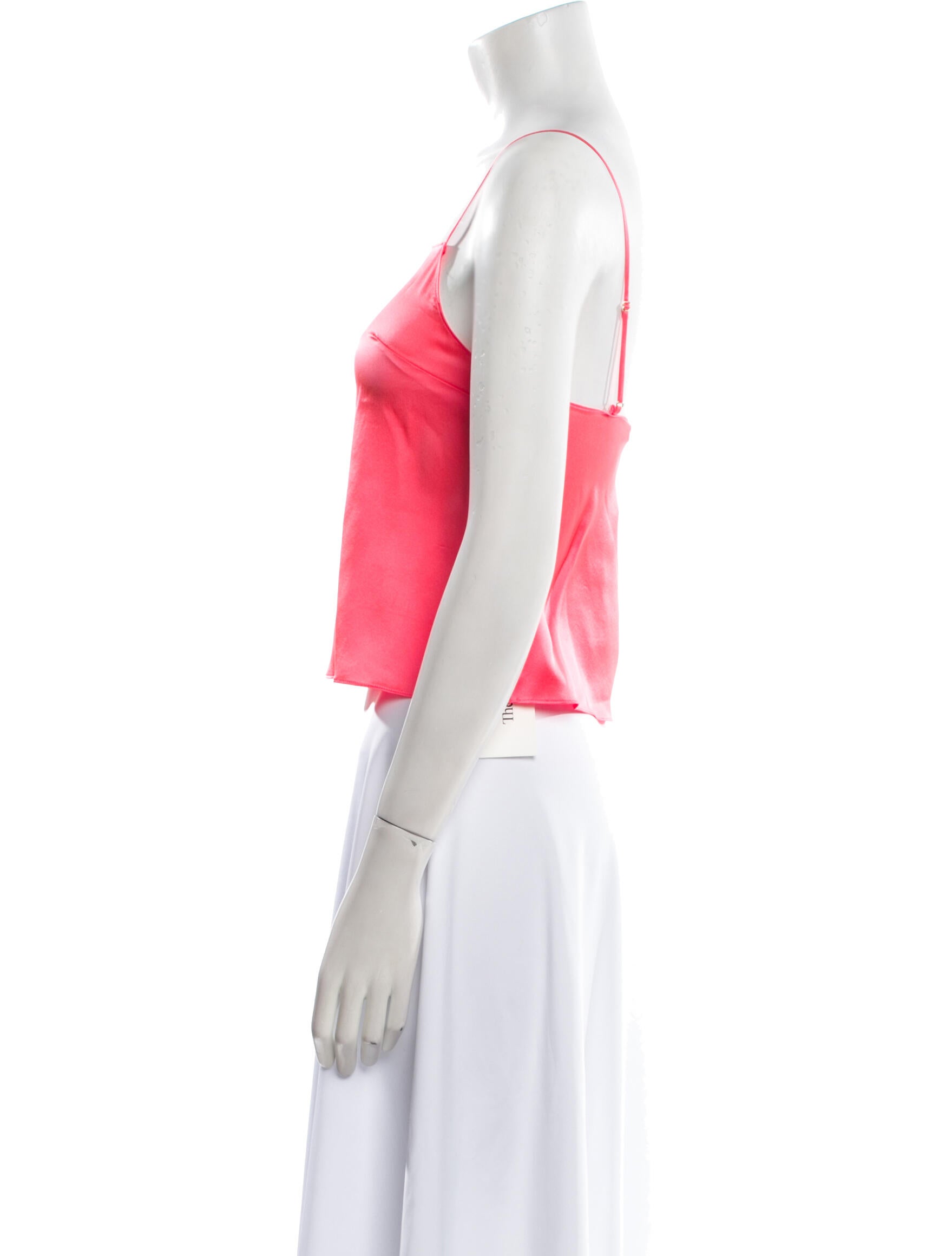Dannijo Silk Square Neckline Crop Top w/ Tags
