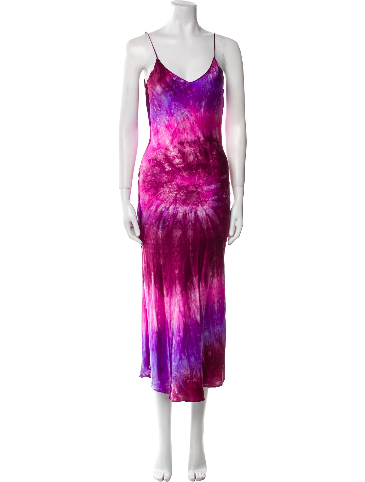 Dannijo Tie-Dye Print Long Dress