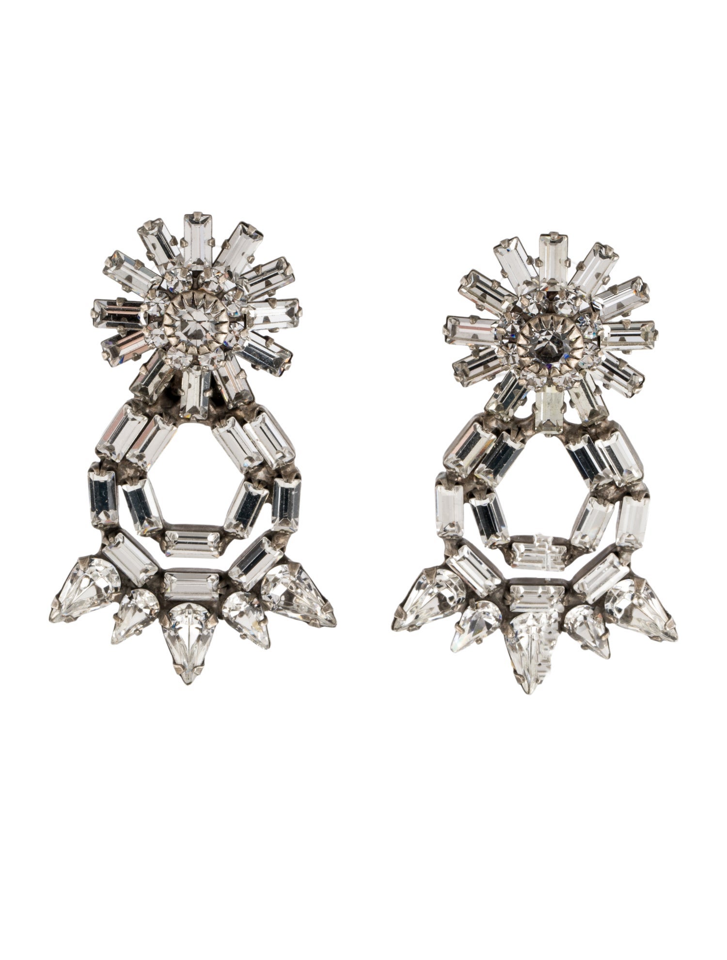 Dannijo Crystal Grace Drop Earrings