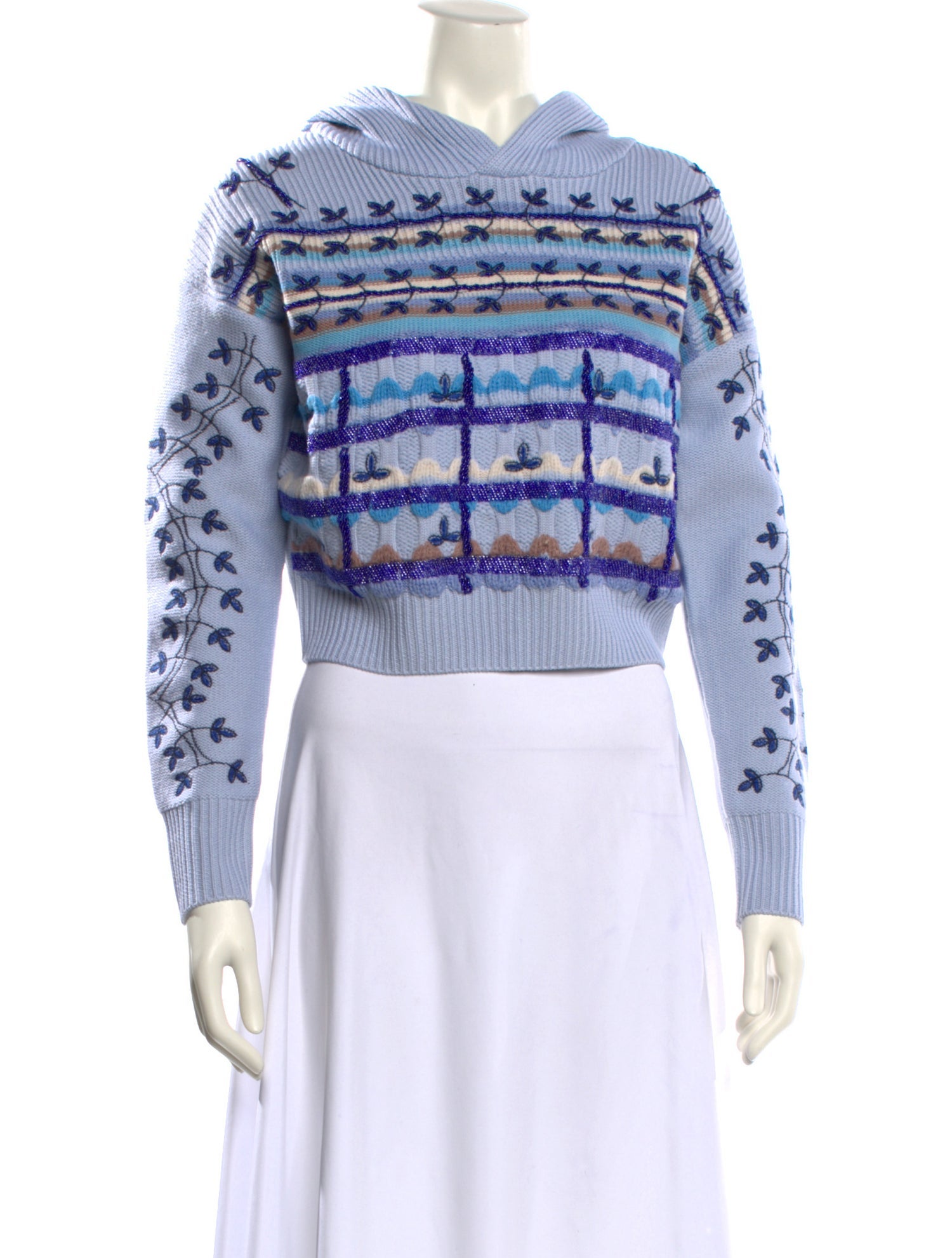 Dannijo Wool Printed Sweater w/ Tags