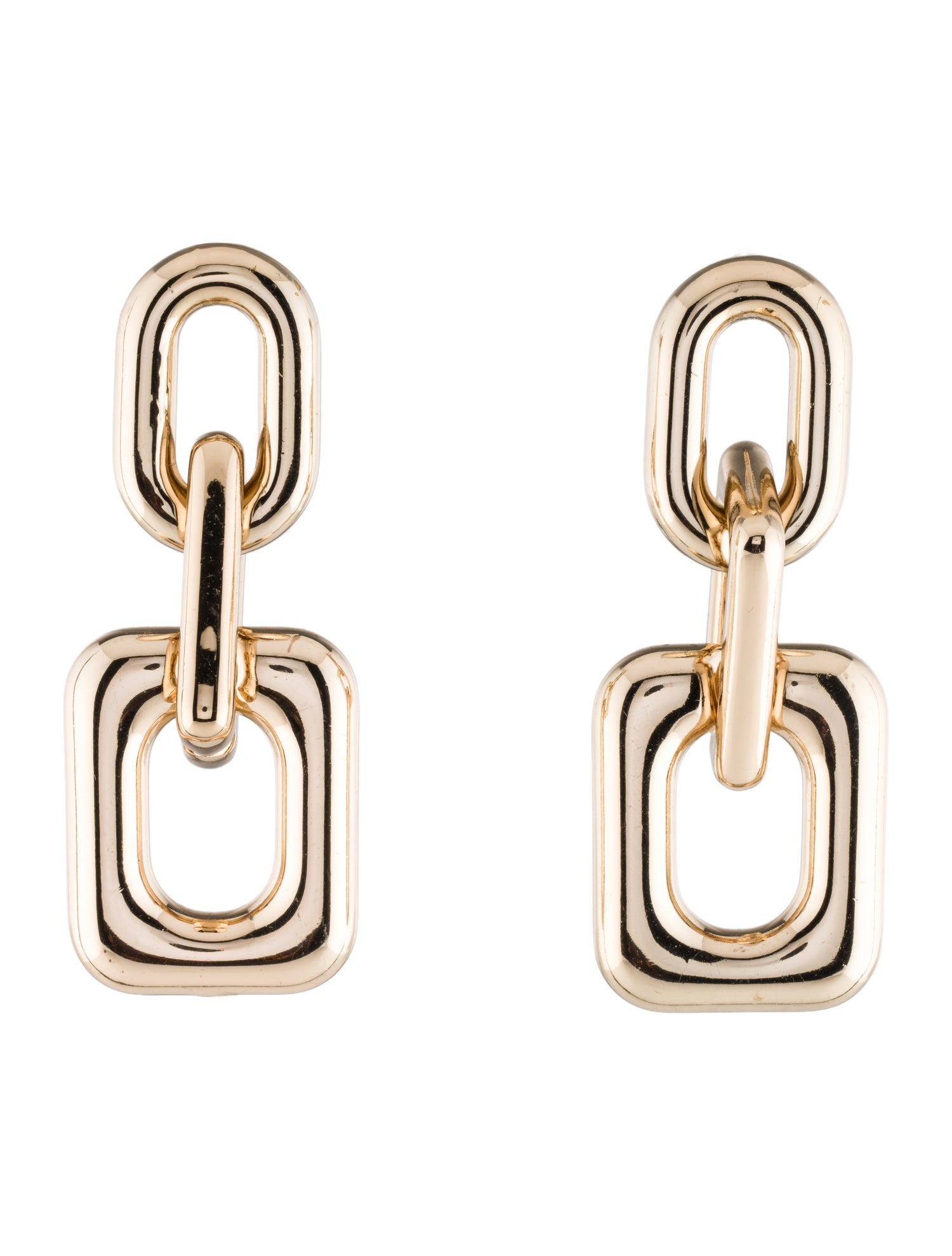Dannijo Collins Chain Link Drop Earrings