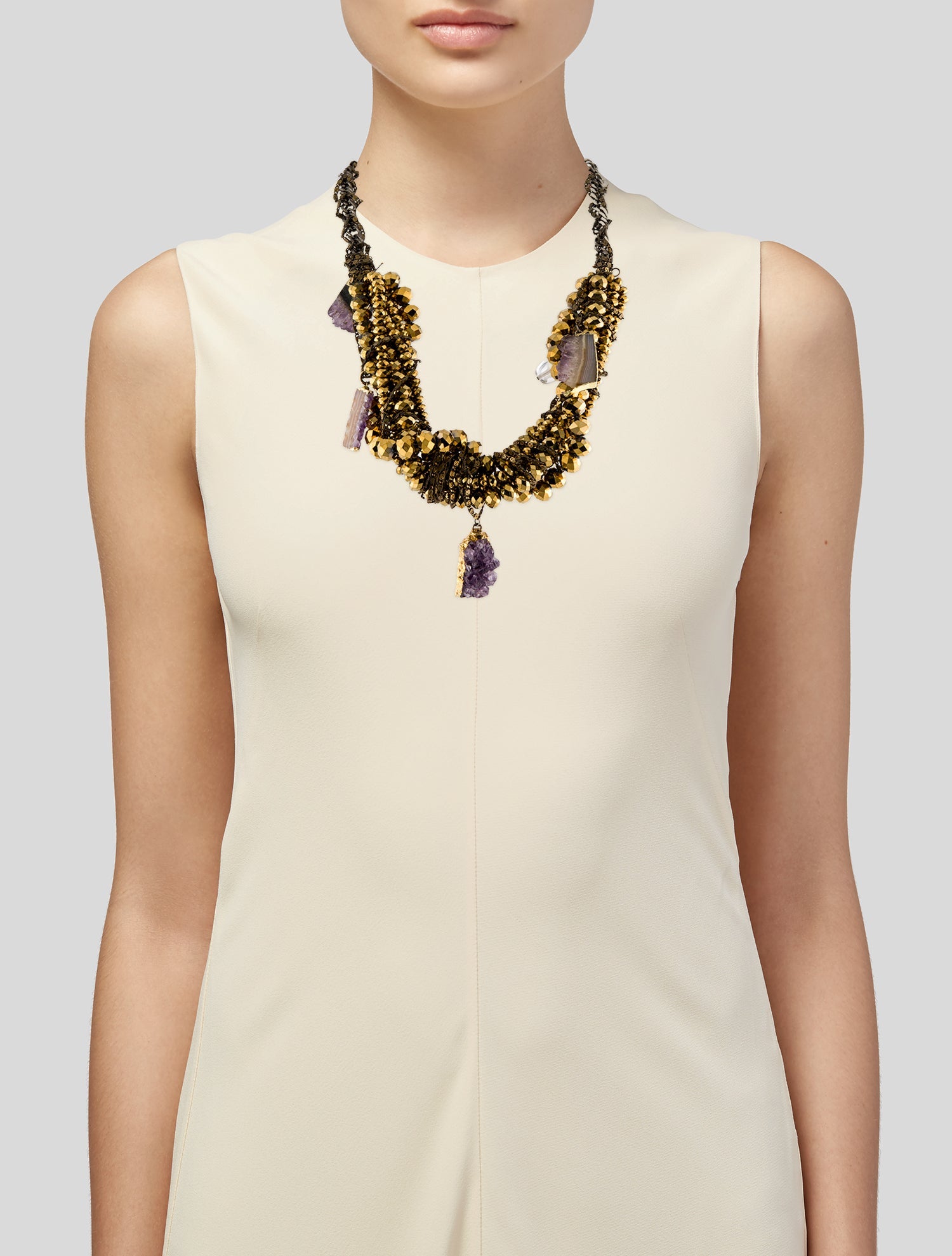 Dannijo Bead Collar Necklace