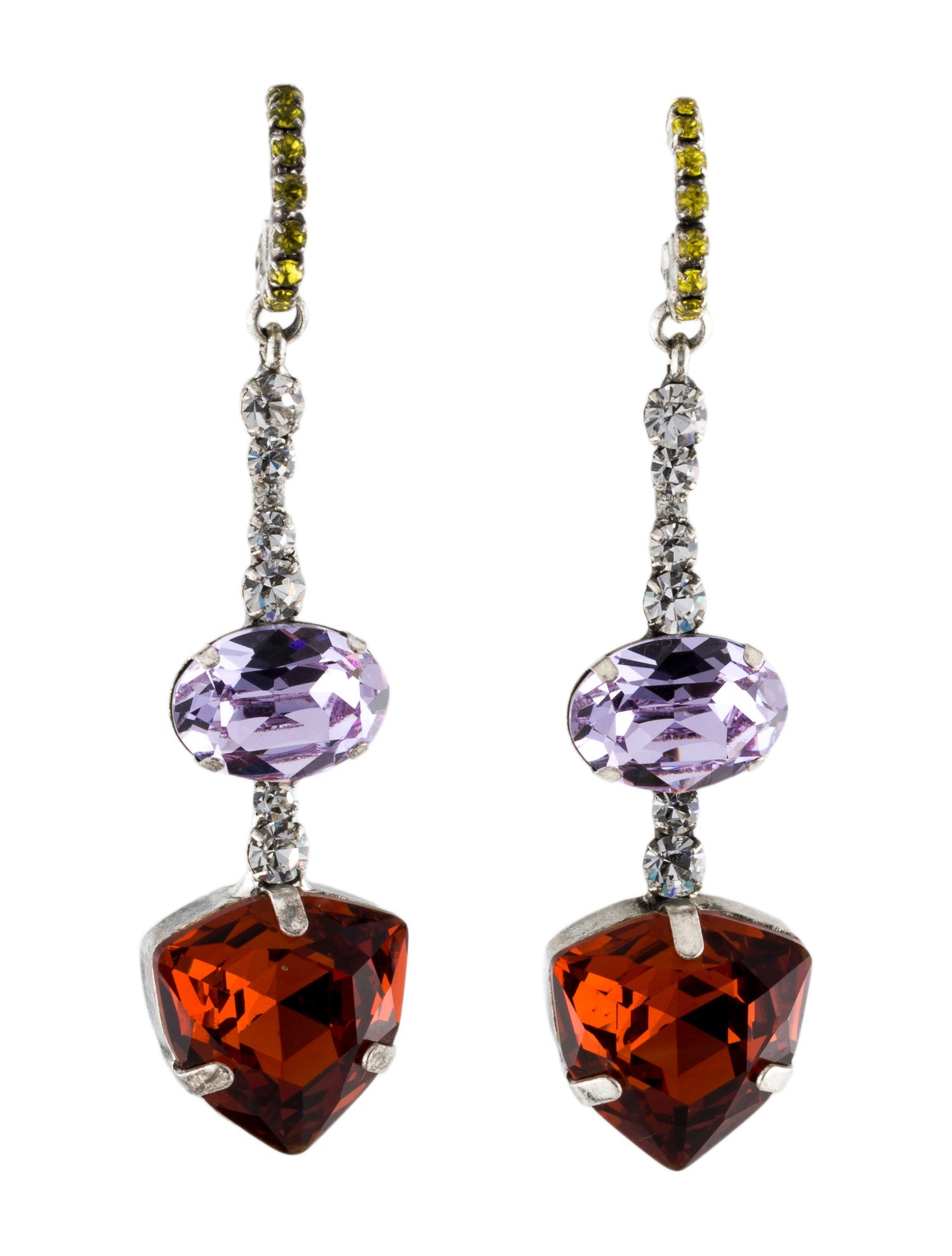 Dannijo Crystal Drop Earrings