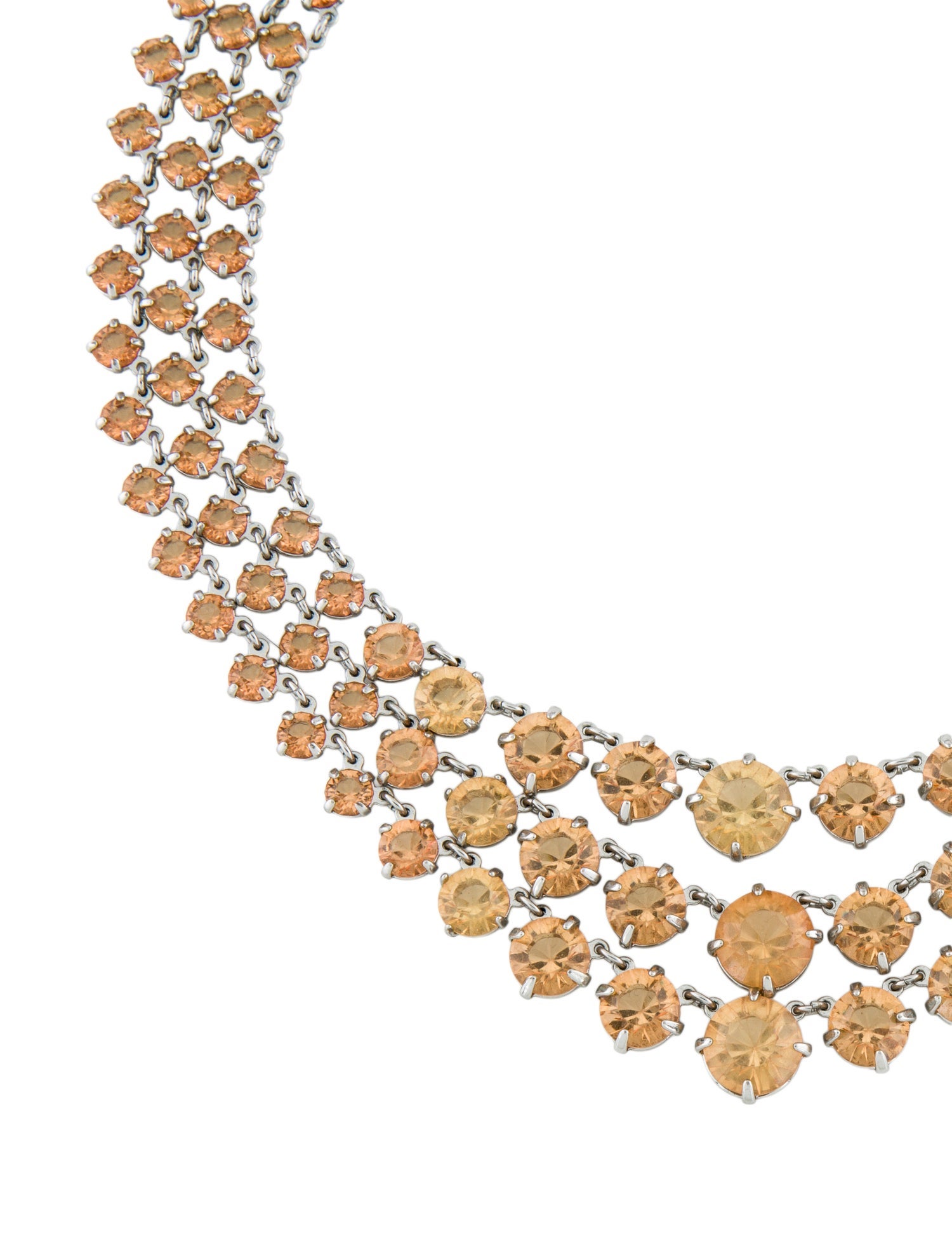 Dannijo Crystal Multistrand Necklace
