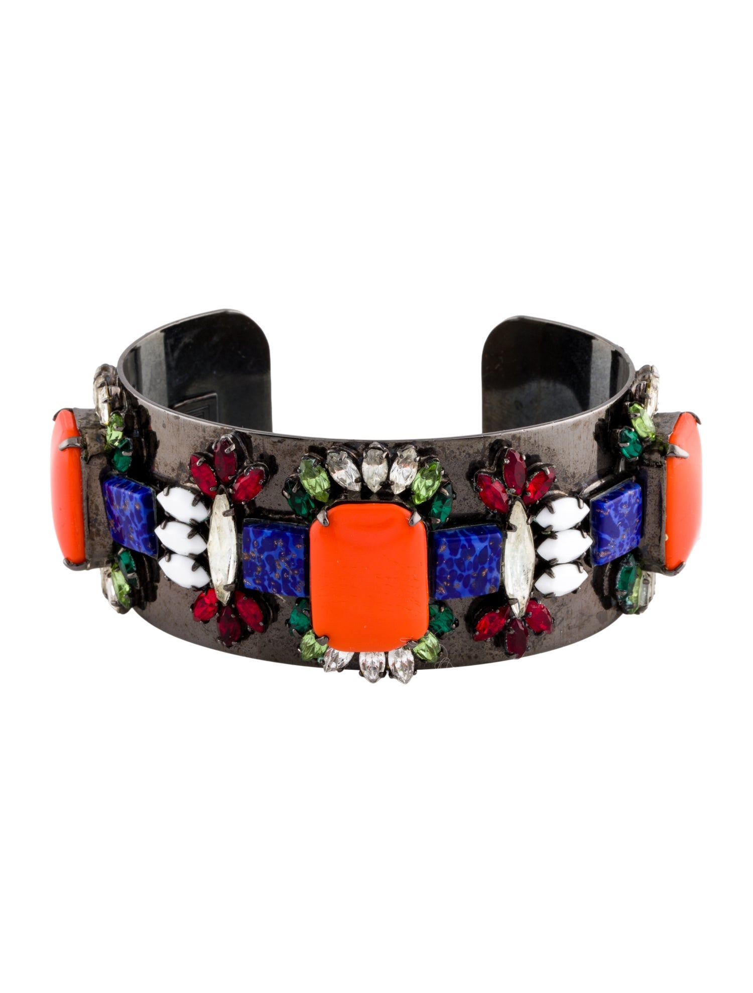 Dannijo Crystal & Resin Cuff Bracelet