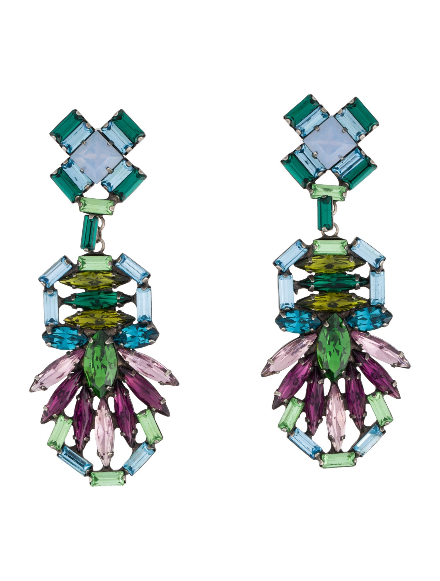Dannijo Crystal Chandelier Earrings