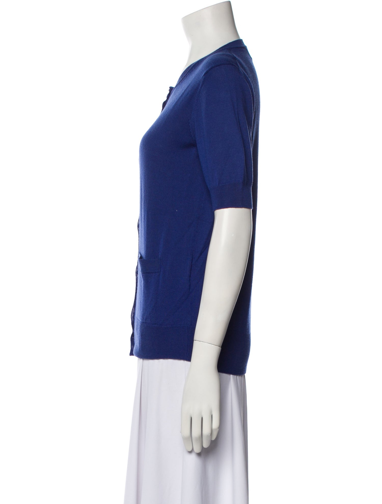 Maison Kitsuné Merino Wool Scoop Neck Sweater