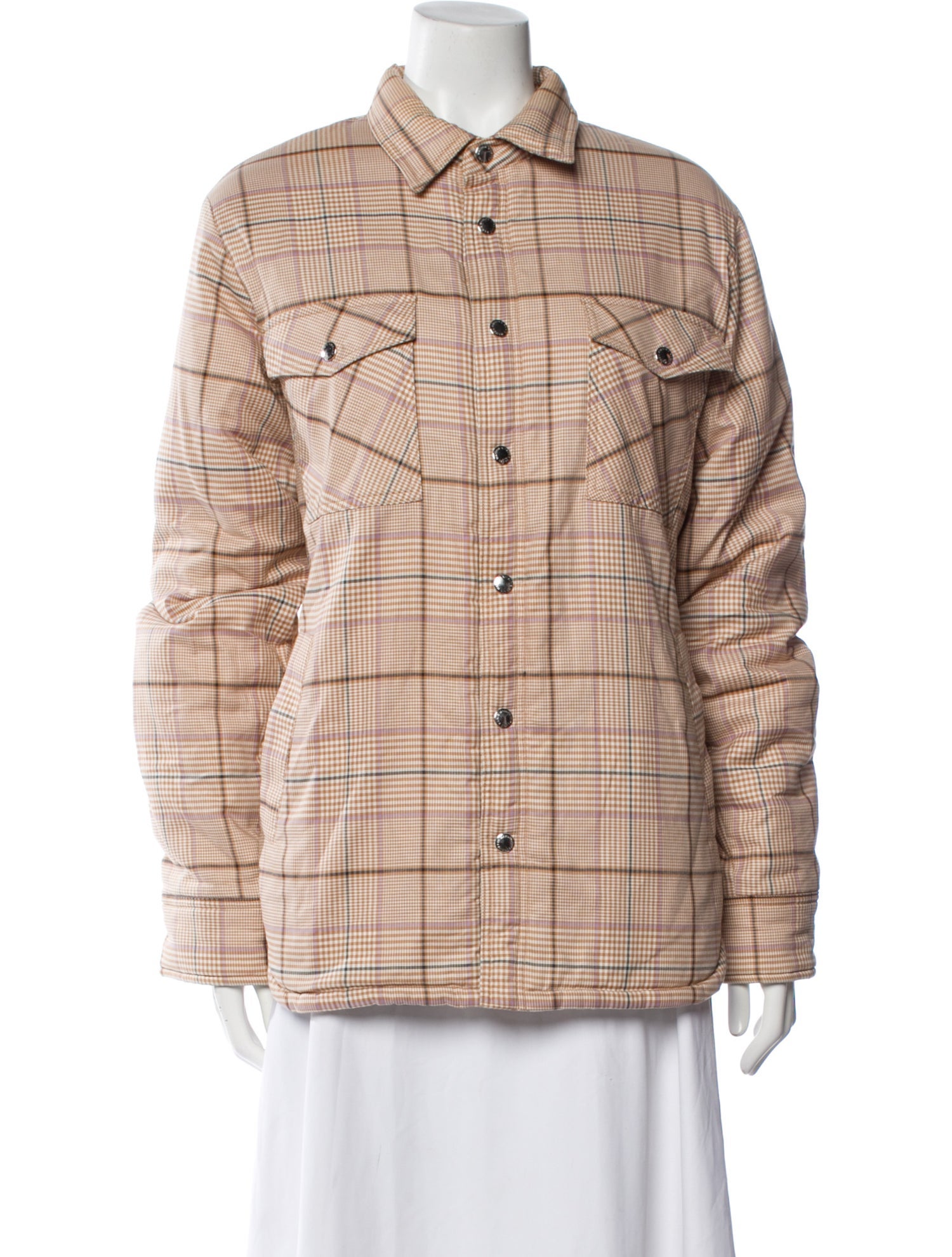 Maison Kitsuné Plaid Print Jacket