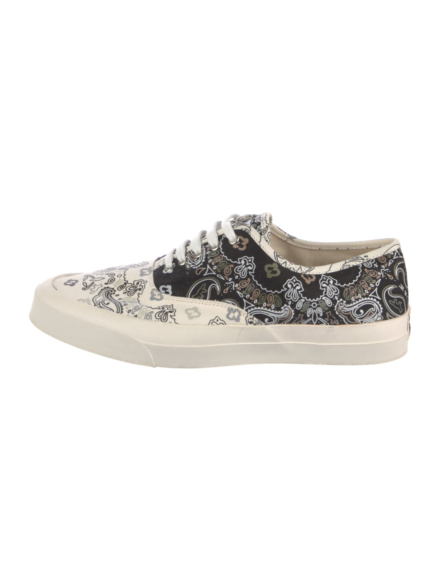 Maison Kitsuné Canvas Printed Sneakers