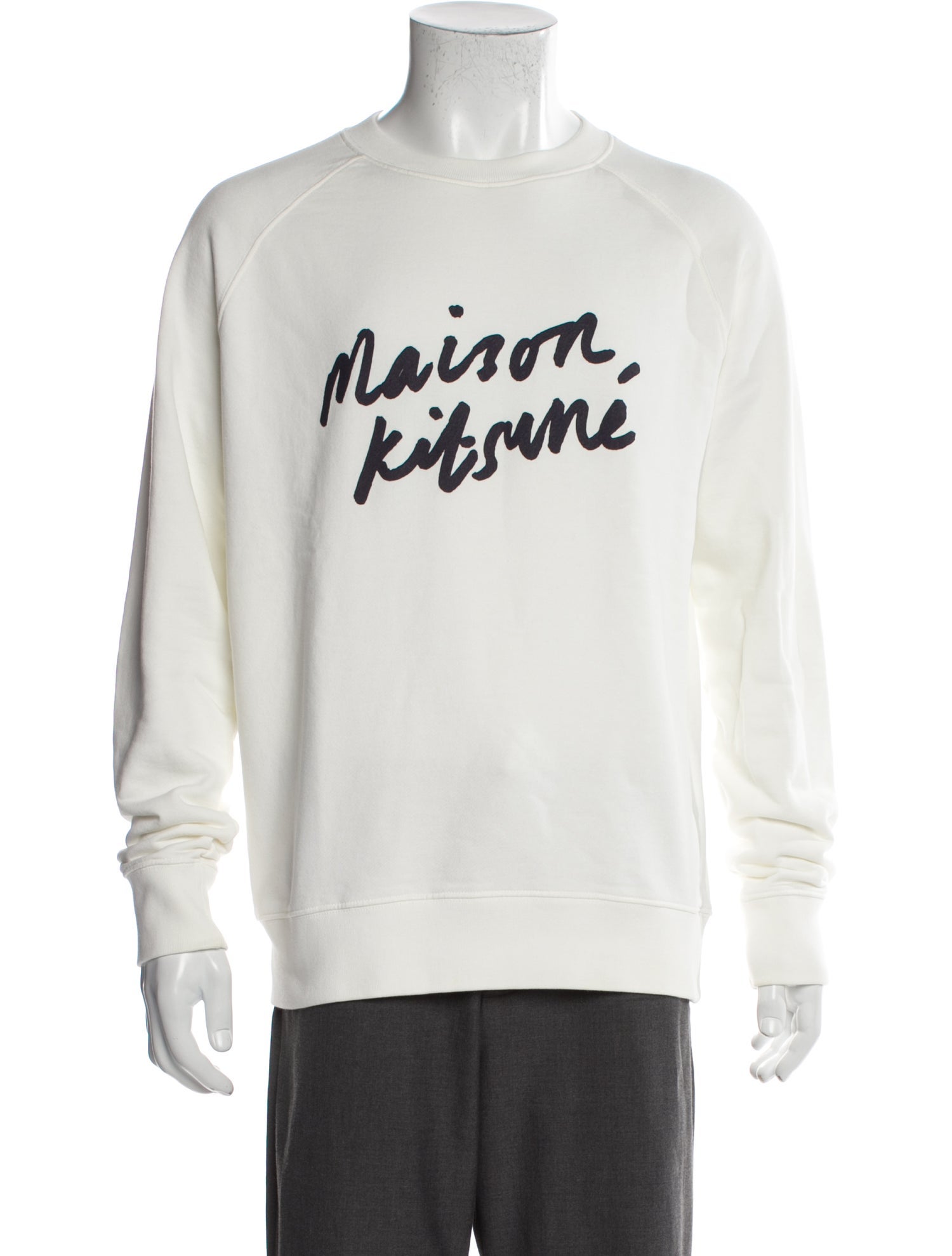Maison Kitsuné Graphic Print Crew Neck Sweatshirt
