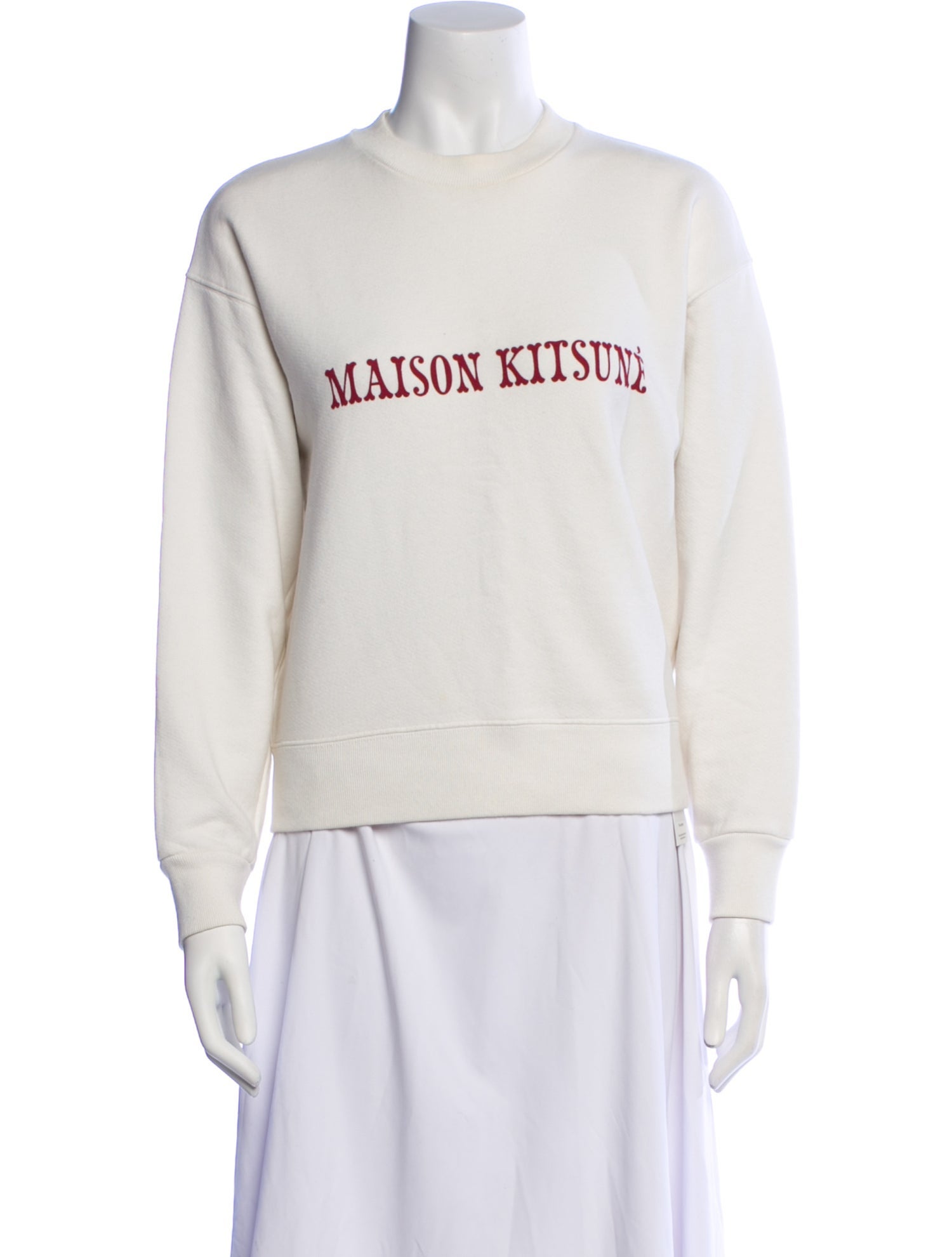 Maison Kitsuné Graphic Print Crew Neck Sweatshirt