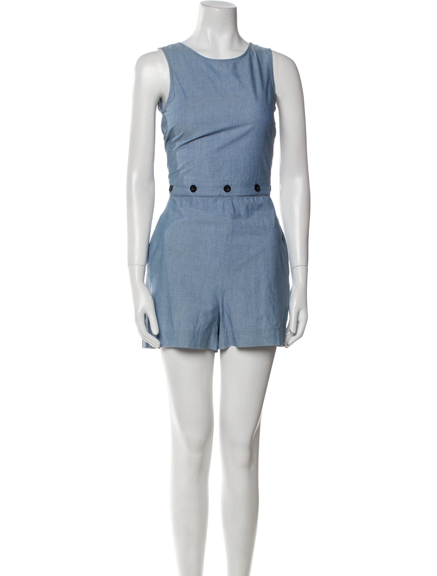 Maison Kitsuné Crew Neck Romper