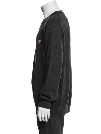 Maison Kitsuné Wool Crew Neck Pullover