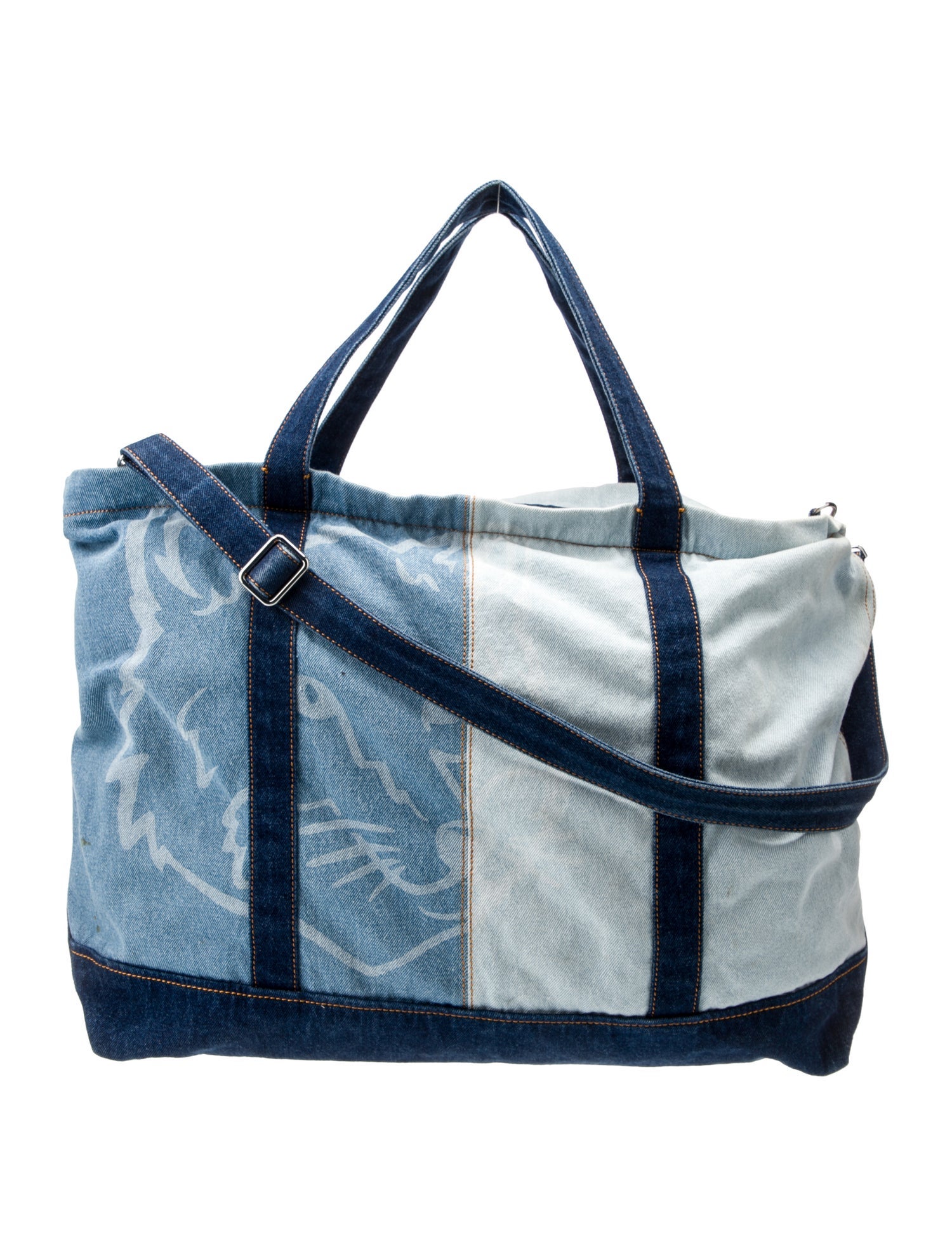 Maison Kitsuné Denim Weekender Bag